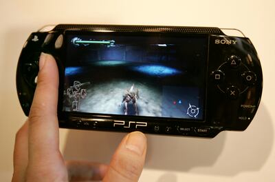 Sony's PlayStation Portable was released in 2004 and was the company's first handheld gaming console. Photo: Eriko Sugita 