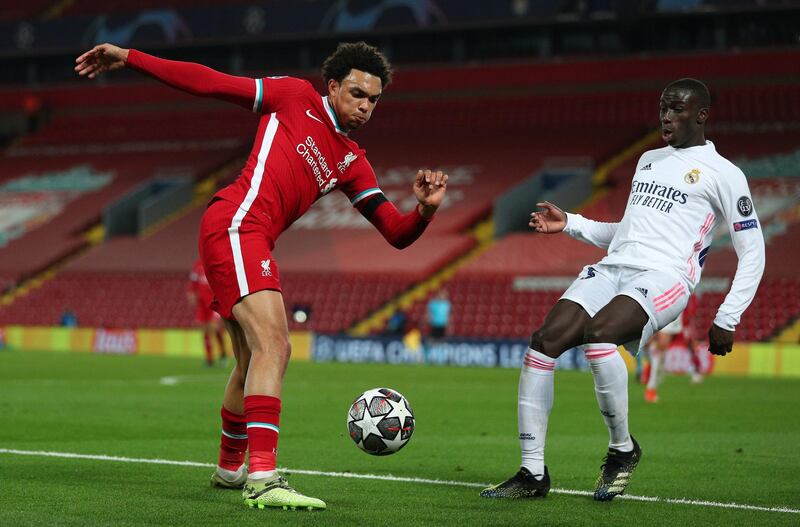 Trent Alexander-Arnold - 7. The 22-year-old was impressive at both ends of the pitch. He did not allow Vinicius the same freedom as in the first leg. The team rely too much on the full-back's crossing but his delivery was very good. PA