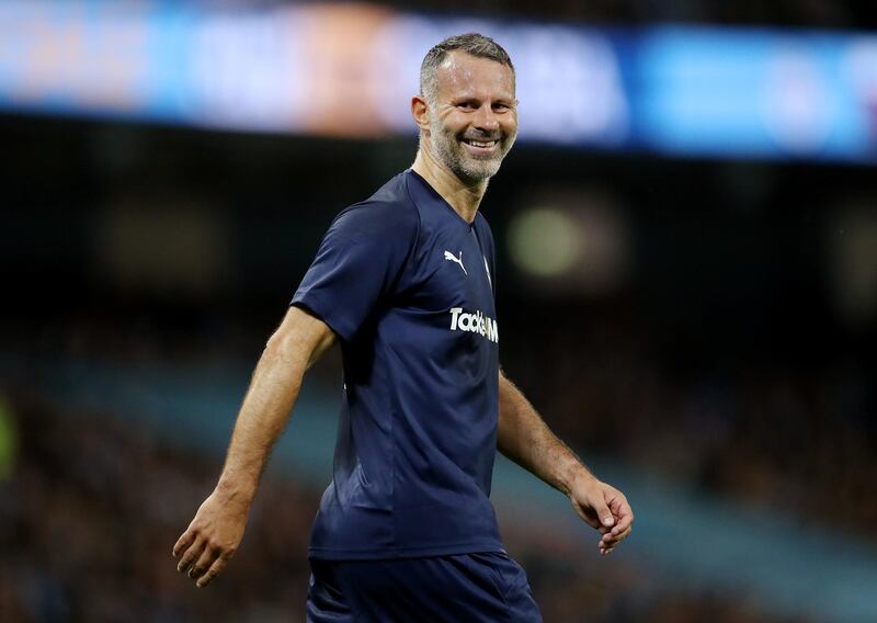 Ryan Giggs in action for the Premier League All-Stars. Reuters