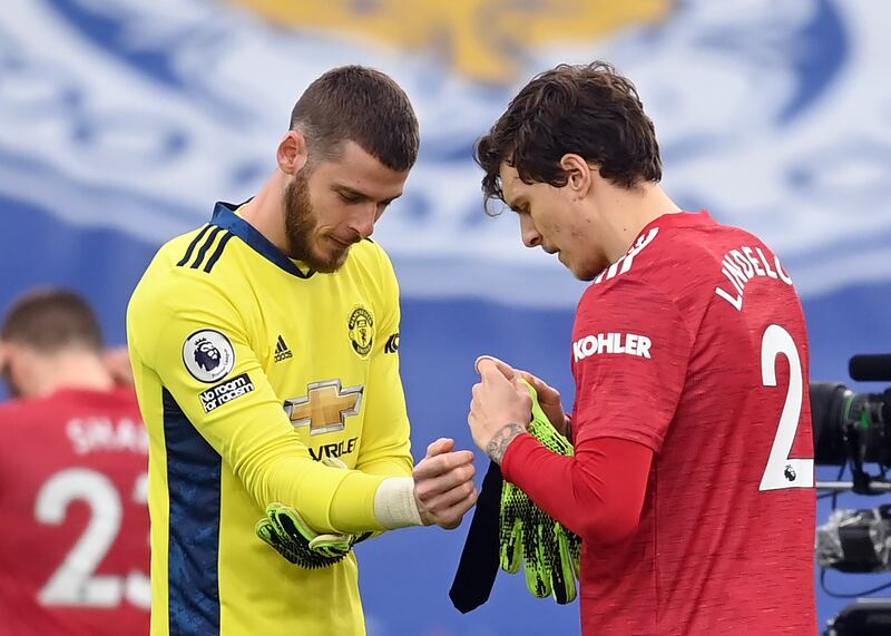 MANCHESTER UNITED RATINGS: David de Gea - 6: Poor footwork saw him mess up and put team under pressure early on. Could have reacted quicker for Leicester’s goal, but players in front of him more at fault. PA