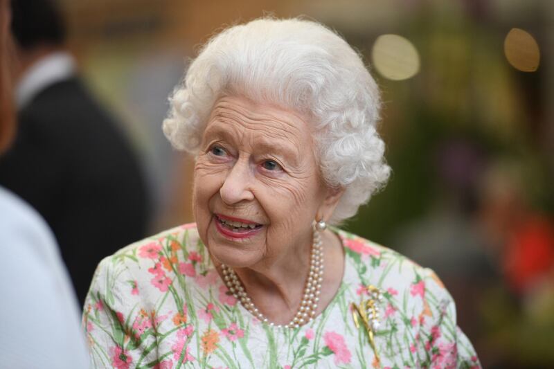 Queen Elizabeth II attends an event in celebration of The Big Lunch initiative at the Eden Project during the G7 Summit. Getty Images