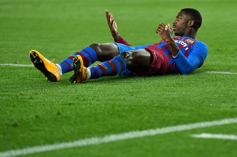 Ousmane Dembele 8 Played wide and cut inside after 25 to set up De Jong. Set up Jutgla two minutes later and shot into side netting after 32 as Barca dominated. AFP