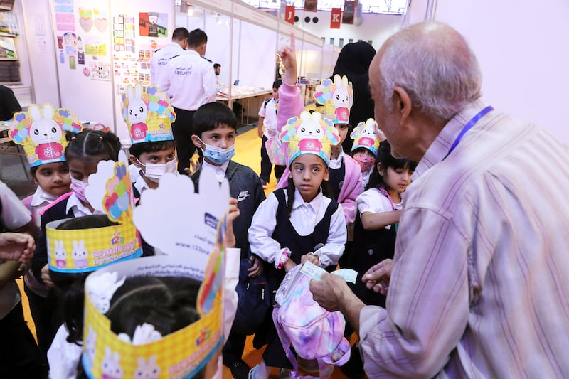 The first day of the Sharjah International Book Fair, at Expo Centre. Pawan Singh / The National   