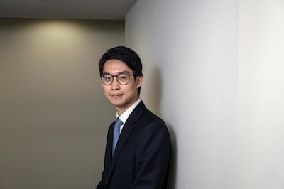 Alex Shih, vice chairman of Centaline Group, poses for a photograph in Hong Kong, China, on Thursday, April 11, 2019. Shih took over running Centaline, which handles two out of every five property transactions in Hong Kong, at the start of this year when he was named vice-chairman. He is set to become chairman when his 70-year-old father Wing-Ching Shih retires, which he expects to happen sometime soon. Photographer: Billy H.C. Kwok/Bloomberg