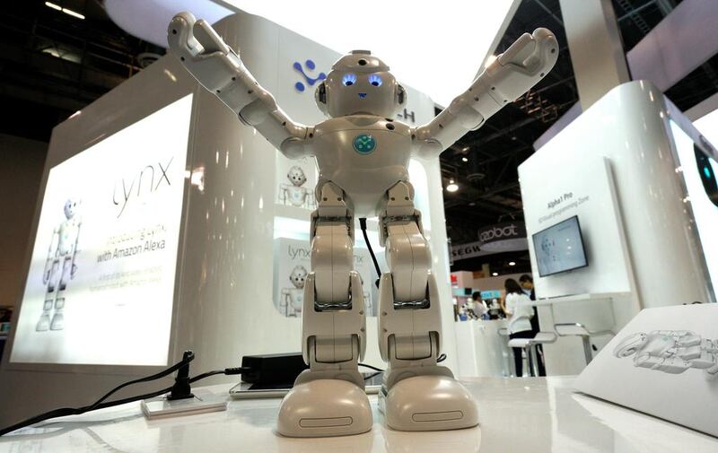 Amazon's Alexa AI has been integrated into a Ubtech Lynx robot – one of the ways artificial intelligence is becoming more commonplace. Rick Wilking / Reuters