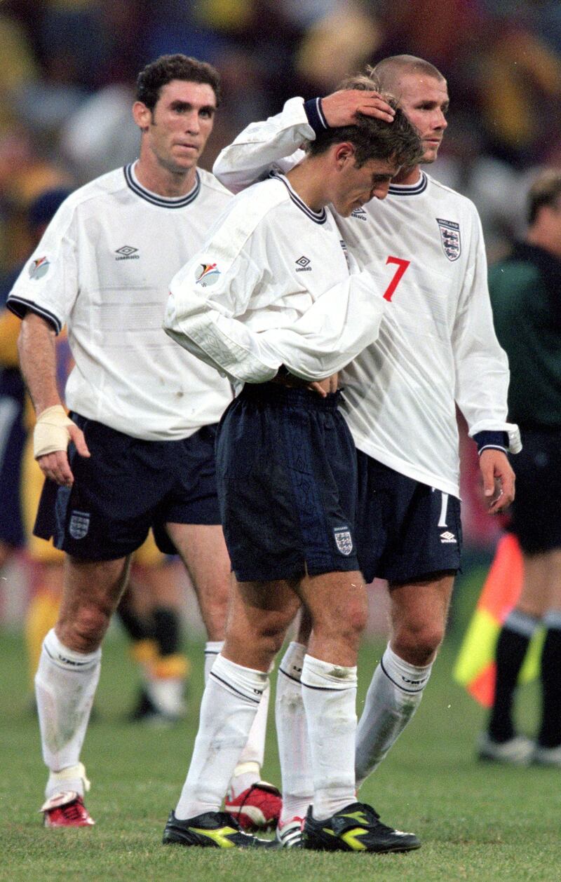 Euro 2000 and England go out at the group stage. A 3-2 loss to Romania saw them finish bottom of their group.