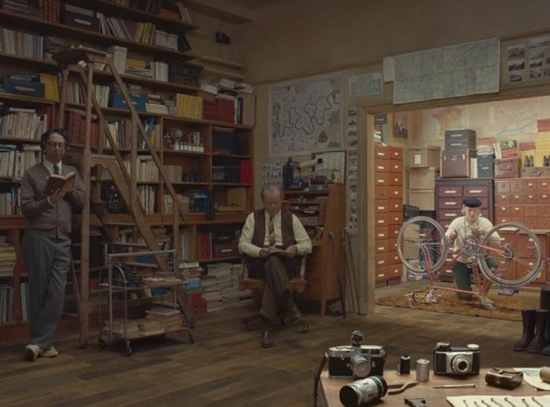 Wallace Wolodarsky, Bill Murray and Owen Wilson in 'The French Dispatch' 