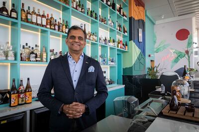 Sid Sattanathan, general manager of Raddison Blu Hotel in Damac Hills said the Issei restaurant was fully booked for New Year's Eve. Antonie Robertson/The National


