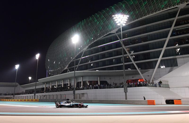 Mercedes' driver Valtteri Bottas steers his car during the Abu Dhabi Formula One Grand Prix. AFP