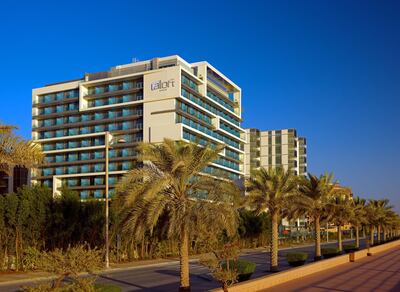 The hotel sits on the eastern crescent of The Palm. Aloft Palm Jumeirah