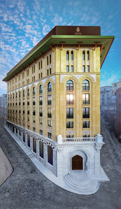 The exterior of the Ajwa Hotel Sultanamet. Ajwa Hotels