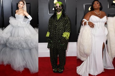 Ariana Grande, Billie Eilish and Lizzo arrive at the Grammys.