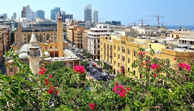 PGN3BA Downtown Beirut in the summertime. Date taken: 3 August 2018. dia karanouh / Alamy Stock Photo