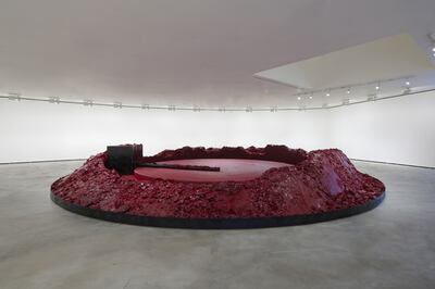 Anish Kapoor’s 'My Red Homeland'. Photo: Lisson Gallery