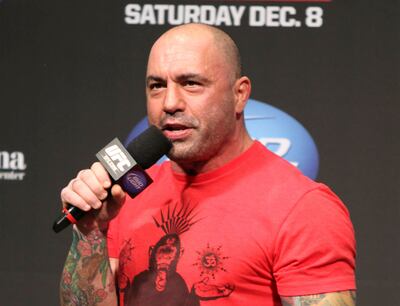 Joe Rogan is a divisive figure but his huge audience meant Spotify was loathe to cut him loose. AP