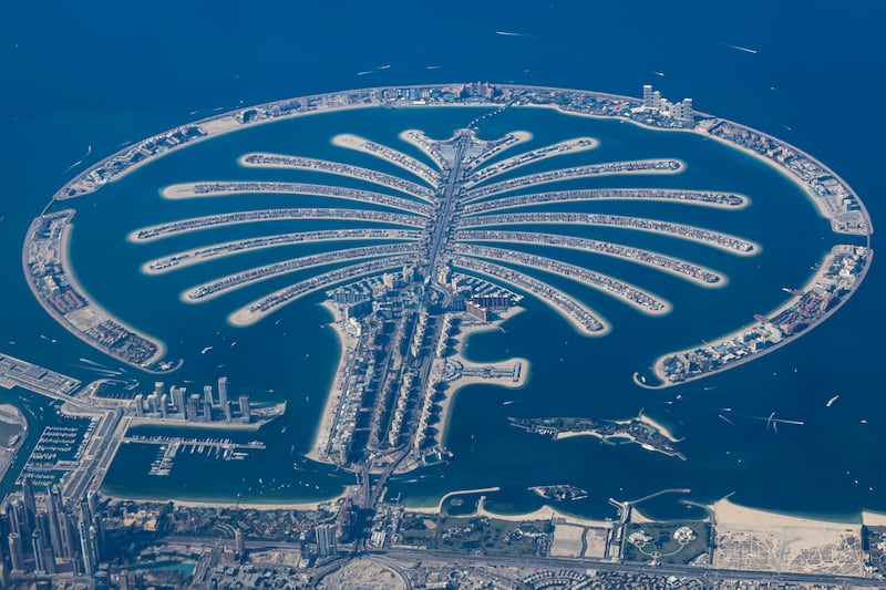High-value property transactions in Dubai in the first five months of the year were concentrated in areas including Palm Jumeirah. Getty Images