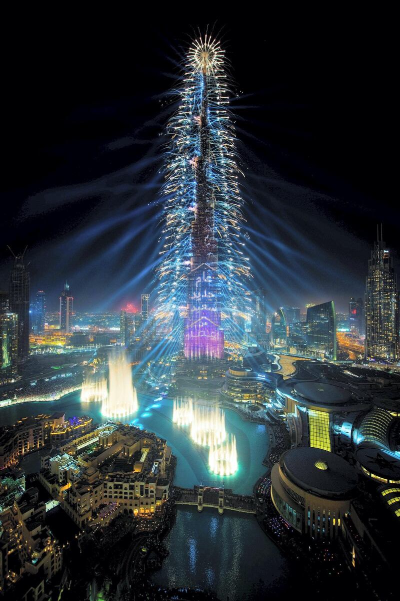 Emaar and Zoom have collaborated to stream the Burj Khalifa fireworks live. Courtesy Emaar 