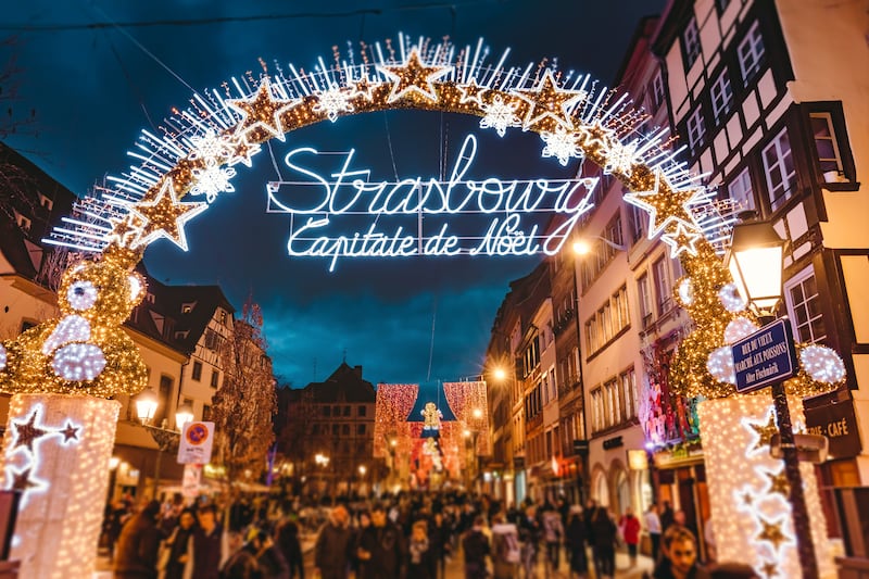 The Strasbourg markets at Christmas. Getty Images