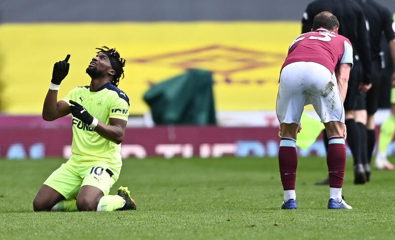 Right midfield: Allan Saint-Maximin (Newcastle) – Came off the bench to create one goal and score another inside seven minutes at Burnley to probably keep Newcastle up. AP