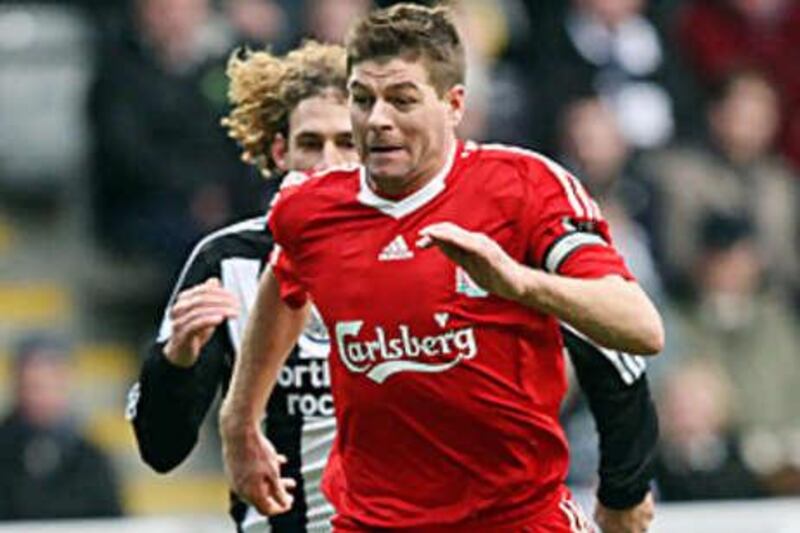 Steven Gerrard scored twice against Newcastle the day before his arrest.