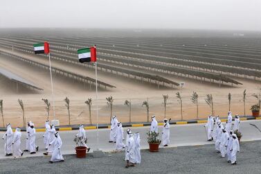 The Mohammed bin Rashid Al Maktoum Solar Park. Pawan Singh / The National