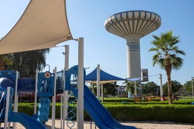 DUBAI, UNITED ARAB EMIRATES. 13 DECEMBER 2018. Feature on Dubai Parks. Al Khazzan Park. (Photo: Antonie Robertson/The National) Journalist: Melinda Healy. Section: Weekend.