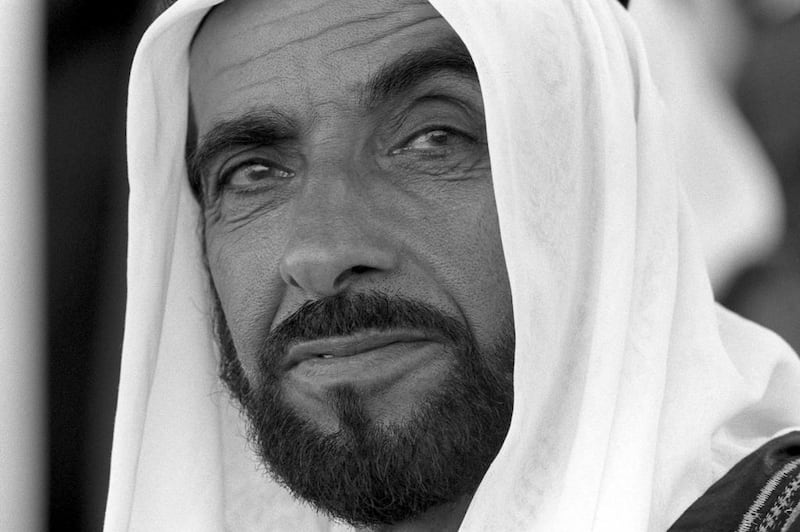 The late Sheikh Zayed, the UAE's Founding Father, ordered that fences be erected in the desert to keep out grazing animals. Courtesy of Al Sourat Photo Festival 

