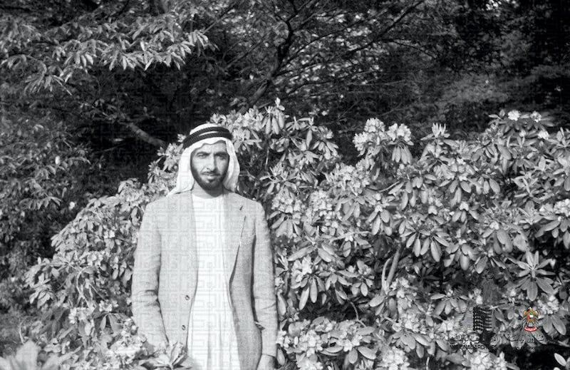 Sheikh Zayed, the Late President, on a visit to New York in April, 1957. Courtesy National Archives