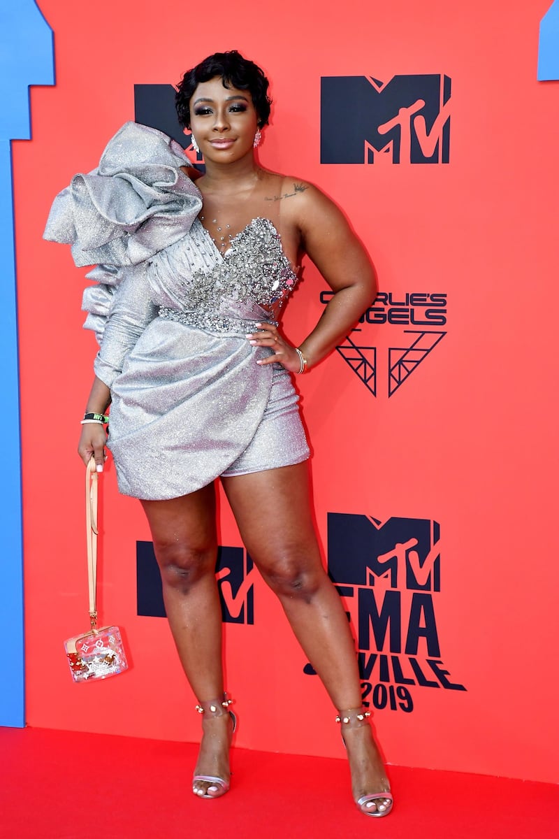 Boity Thulo attends the MTV EMAs 2019 on November 3, 2019 in Seville, Spain. EPA