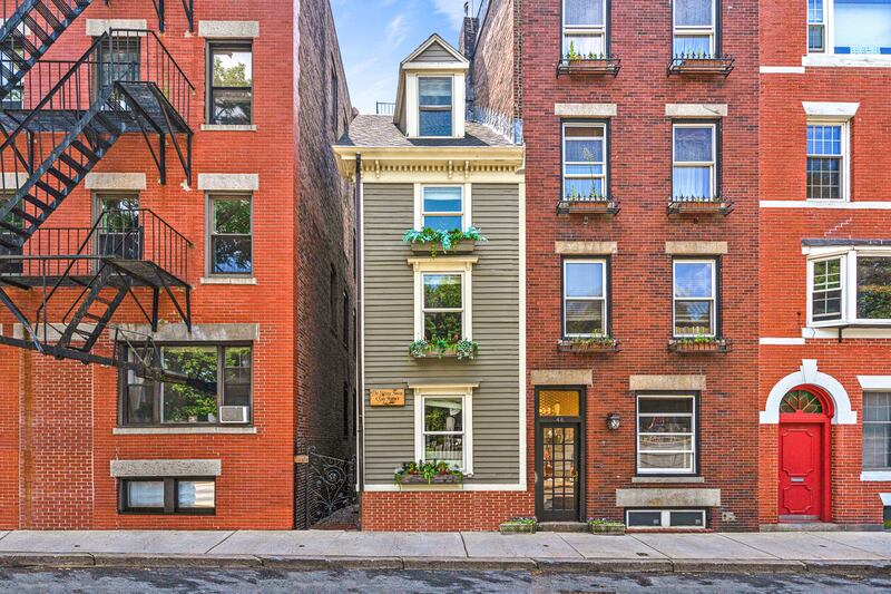 The 'Skinny House' in Boston has sold for $1.25 million. All photos: CL Properties