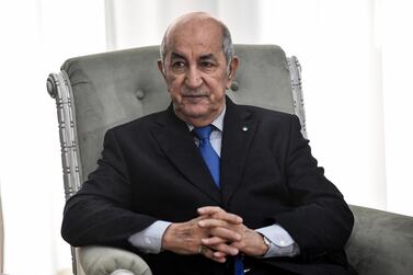 Algerian President Abdelmadjid Tebboune has been undergoing treatment in Germany. AFP