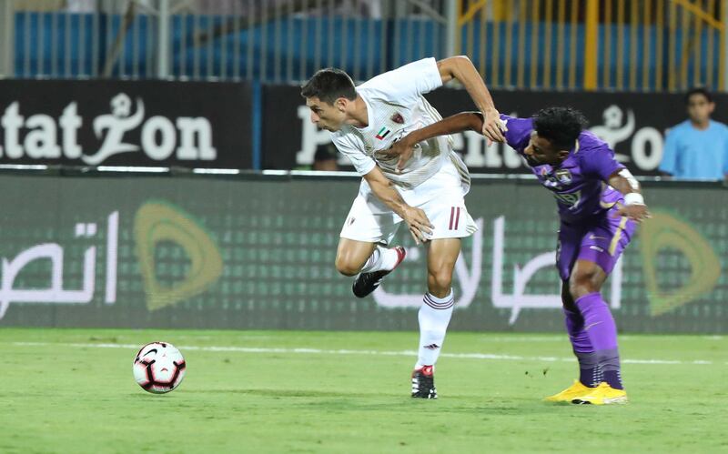 Al Ain vs Al Wahda Arabian Gulf Super Cup match played in Cairo, Egypt. Courtesy AGL