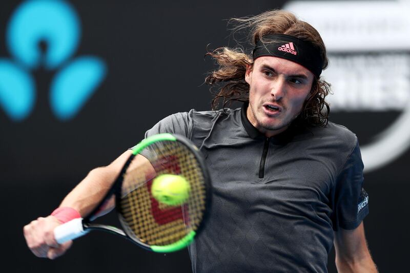 Stefanos Tsitsipas. Reached the quarter-finals in Dubai in 2018. The Greek player at the age of 20 is viewed as a future grand slam winner and showed his potential with a run to the last 16 at Wimbledon in July. Getty