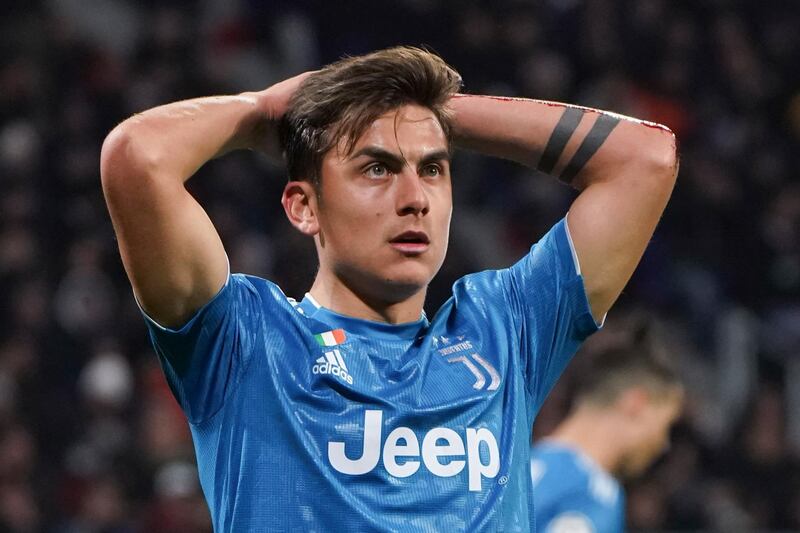 Juventus' Paulo Dybala said both he and his girlfriend Oriana tested positive though both were in "perfect conditions". AP Photo