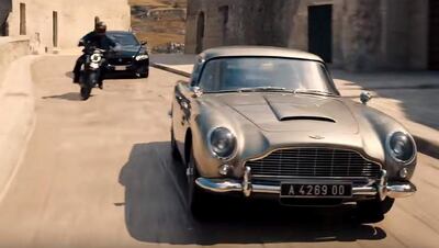'No Time to Die' features Aston Martin cars