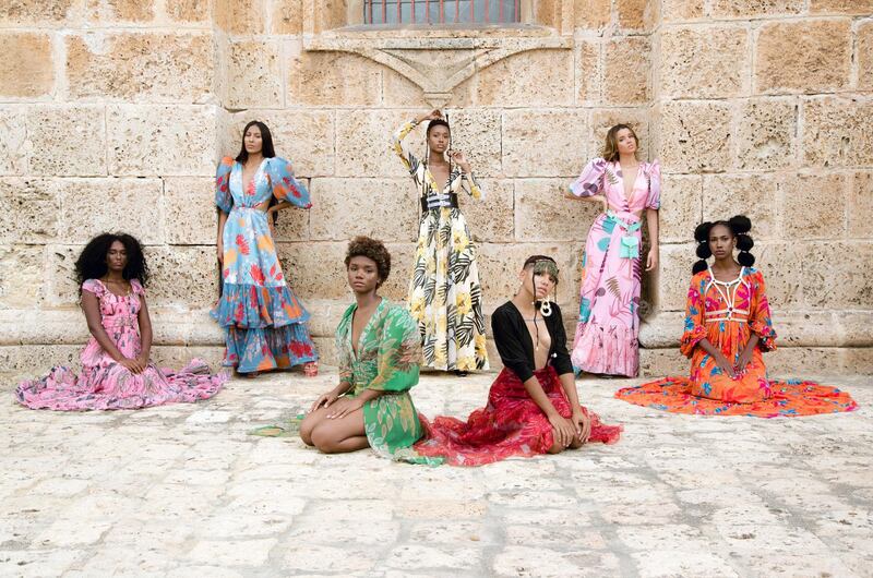 Colombian designer Glory Ang captured the vibrancy of her Cartagenian roots with a collection that was modern, feminine and inclusive. Courtesy Glory Ang