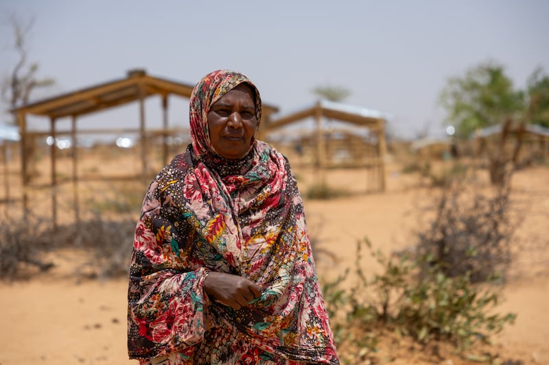 Forty-three-year-old Sudanese refugee Mona Ahmed Rizig