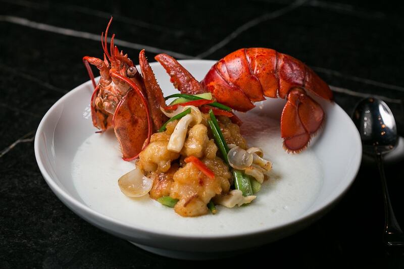 <p>Lobster with&nbsp;XO sauce&nbsp;Hakkasan&nbsp;</p>
