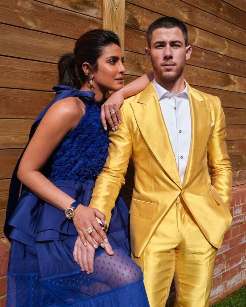 Priyanka Chopra and husband Nick Jonas announced the Oscars nominations on Monday via a livestream. Instagram / Nick Jonas