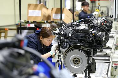 Engine maker Power Xinchen in Sichuan province, China. The Chinese economy seems to be recovering. Reuters