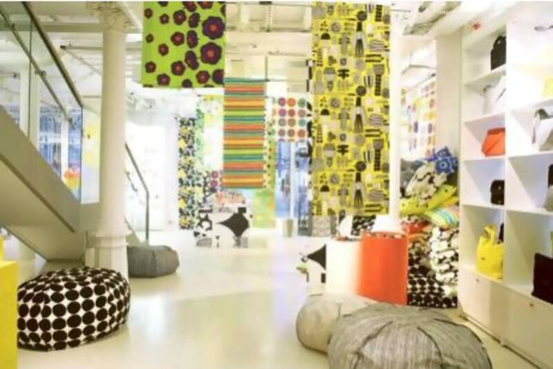 Marimekko's flagship store in Helsinki has everything from fabric to bedding. Courtesy of Marimekko