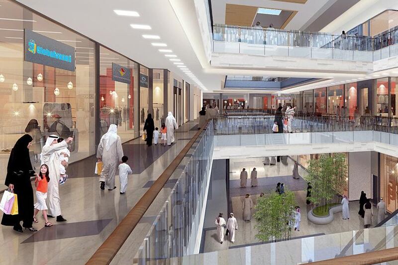 Reem Mall is scheduled to open in 2018. Courtesy Al Arfaj Real Estate