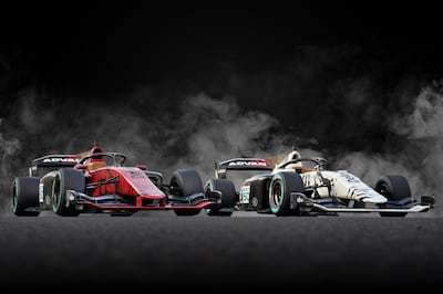 Dallara-built Super Formula cars will be used in the new league. Photo: Abu Dhabi Autonomous Racing League