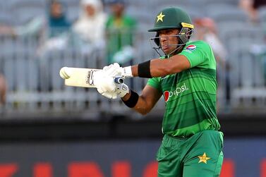 Iftikhar Ahmed was one of the few bright sports for Pakistan during the T20 series defeat to Australia. AP