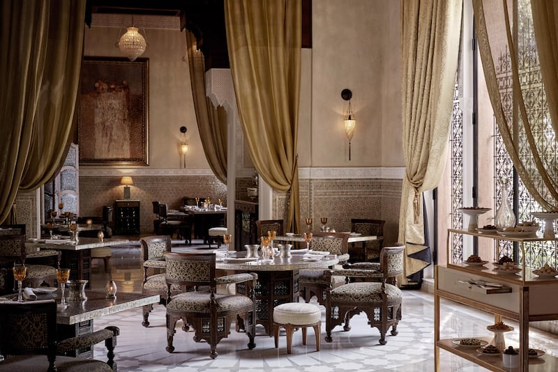 La Grande Table Marocaine, Marrakesh, Morocco. Photo: Royal Mansour