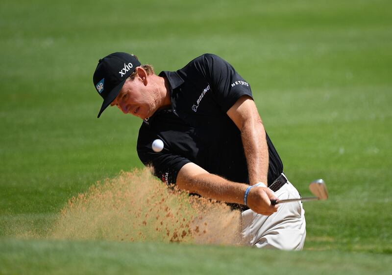 JOHANNESBURG, SOUTH AFRICA - DECEMBER 08:  Ernie Els of South Africa plays a shot during the third round of the South African Open at Randpark Golf Club on December 8, 2018 in Johannesburg, South Africa.  (Photo by Stuart Franklin/Getty Images)