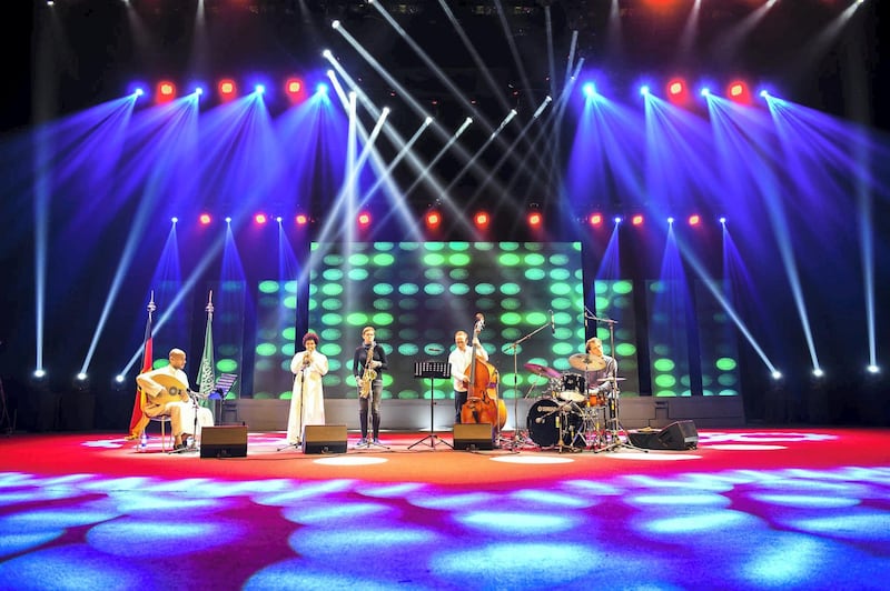 Saudi-German Jazz Fusion concert held on April 27 at King Fahd Cultural Center in Riyadh, Saudi Arabia. Courtesy Center for International Communication, Saudi Arabia