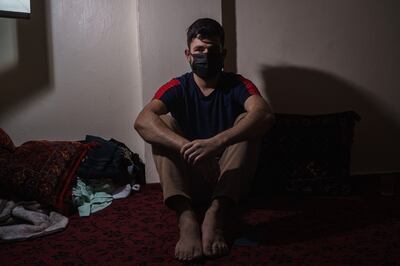 Sahbaz, 22, from Paktier has already been pushed back from Greece and Bulgaria several times. He has been in Turkey three months and wants to go to Germany. He barely leaves the house he shares with 11 other Afghan men in Istanbul's Zeytinburnu district for fear he will be caught and sent back to Afghanistan. Emre Caylak for The National
