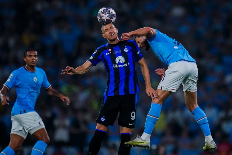 Edin Dzeko - 5. Worked hard and brought his teammates into play with excellent hold-up play in the first half, but Manchester City defenders took advantage of his lack of pace to stop him.  AP