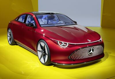 Mercedes Concept CLA1 unveiled at the IAA Mobility 2023. Photo: Mercedes-Benz